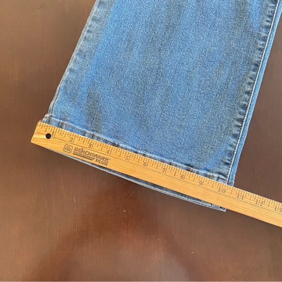 SAM EDELMAN Codie Jean 29 Blue High Rise Wide Leg 70’s Retro Style Hippy Flare - Picture 12 of 14